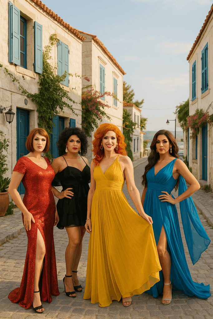 Karaburun’da Travestilerin Nadide Moda Çekimleri