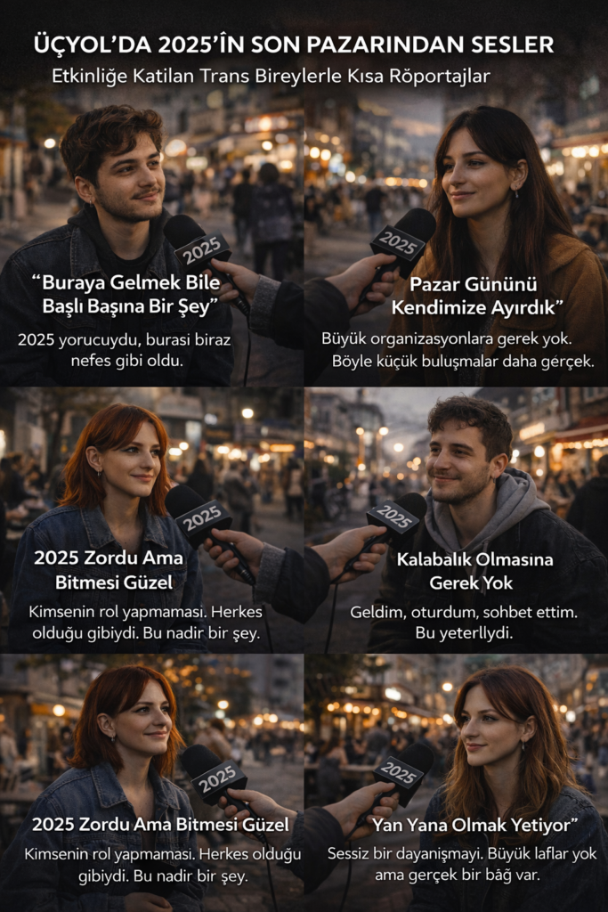 Üçyol’da Transların 2025’in Son Pazar Etkinliği