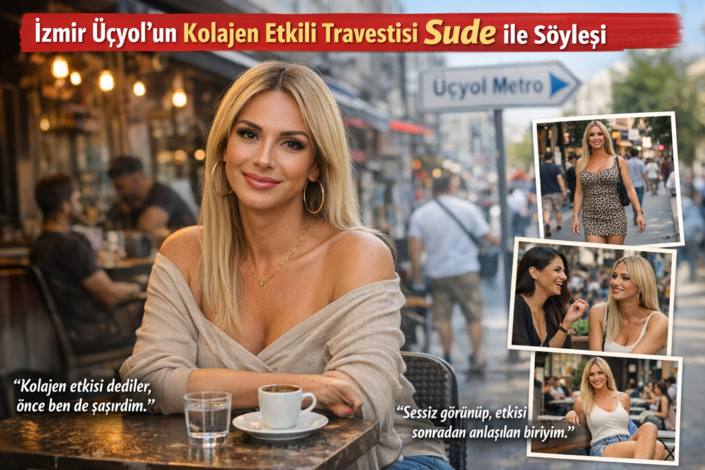 İzmir Üçyol’un Kolajen Etkili Travestisi Sude