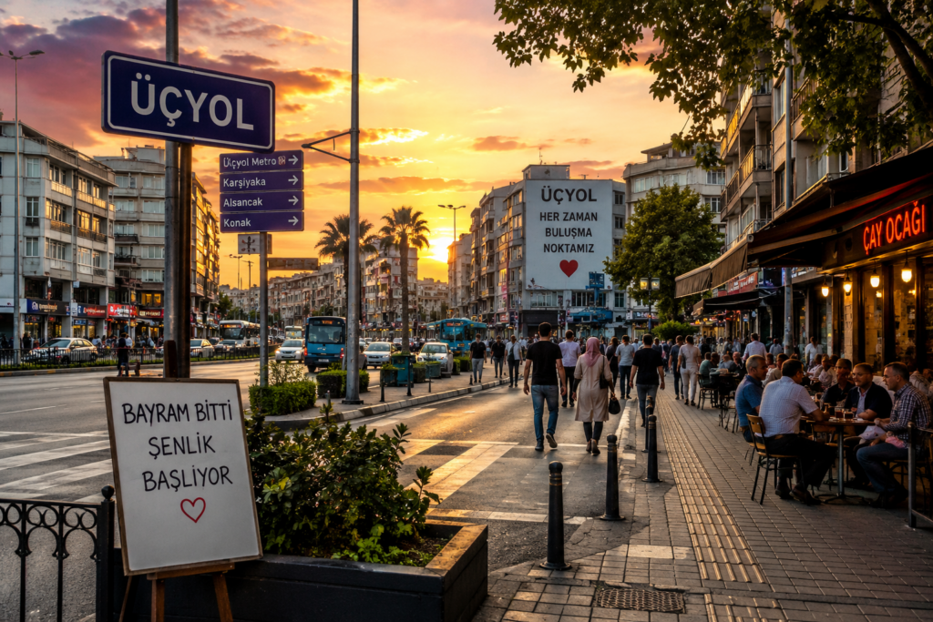 Üçyol’da Derin Sessizlik Bayram Sonrası Şenlik