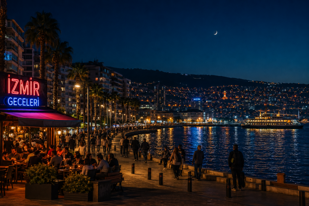 İzmir Gecelerinin Füsunlu Atmosferi